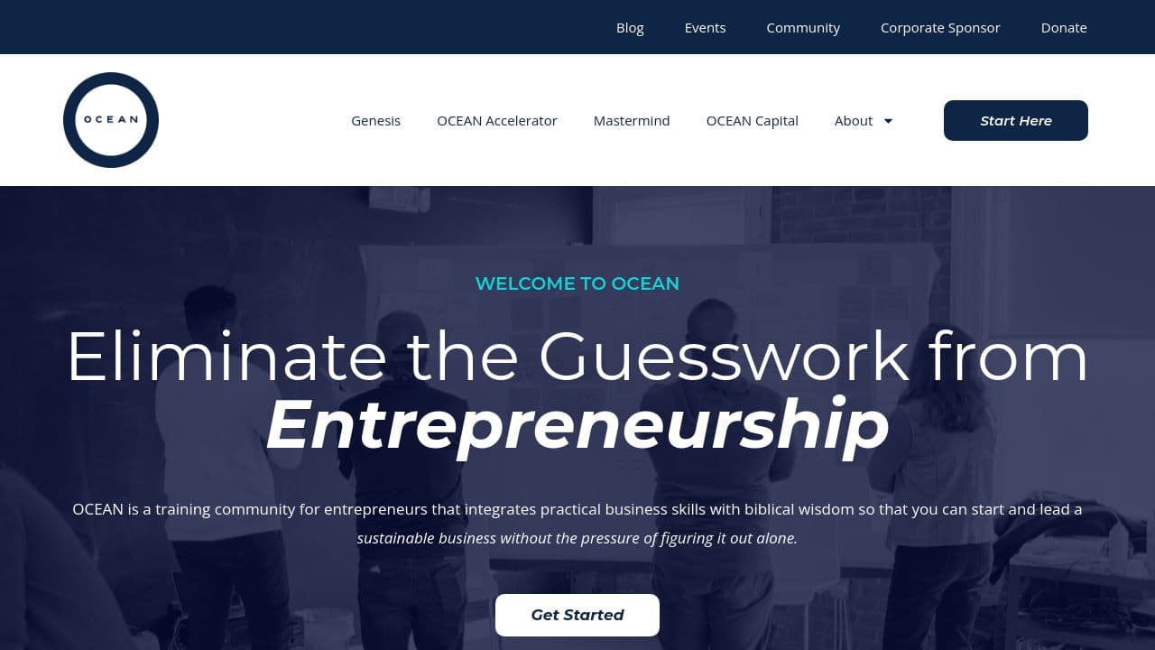 OCEAN Programs website screenshot