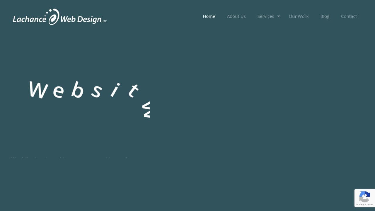 Lachance Web Design, LLC website screenshot