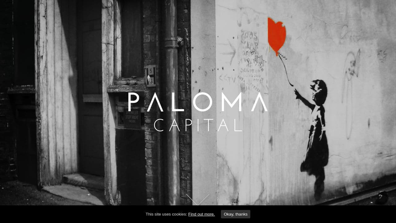 Paloma Capital website screenshot