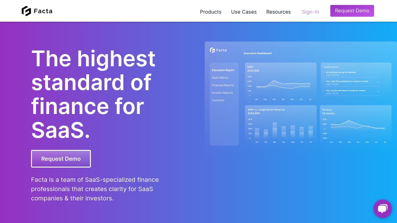 Facta website screenshot