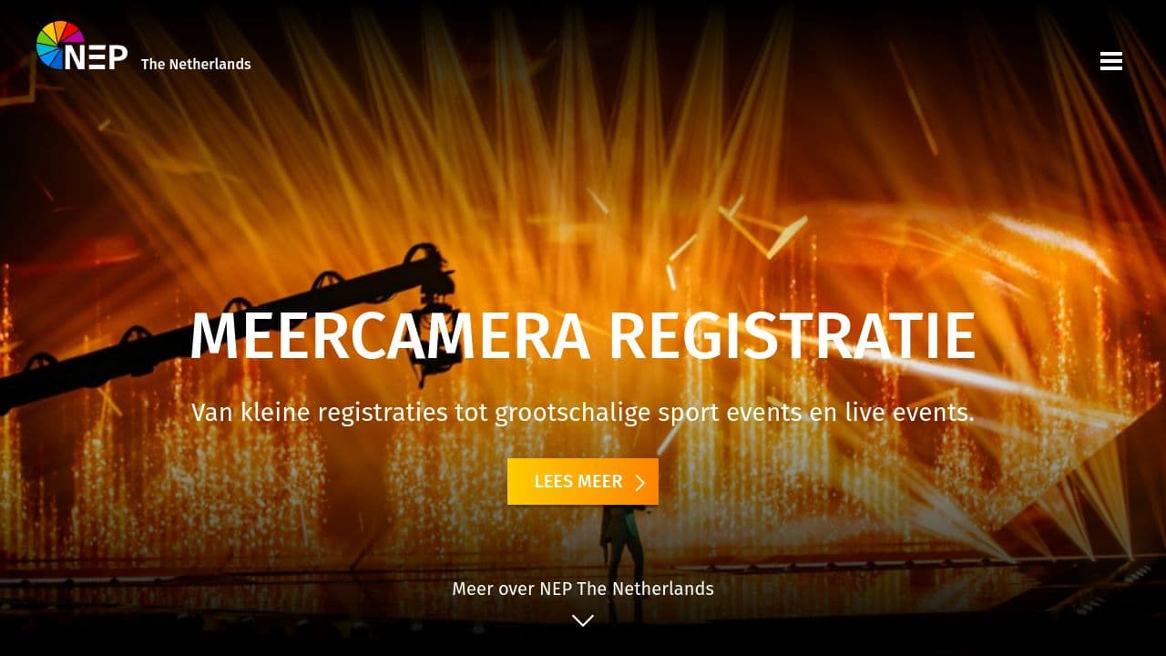 NEP The Netherlands website screenshot