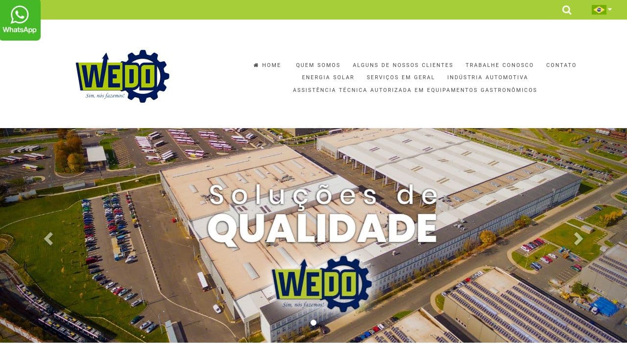 WeDo website screenshot