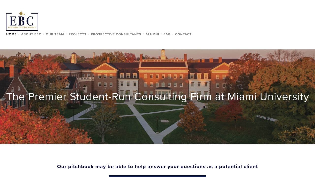 East Bridge Consultancy website screenshot
