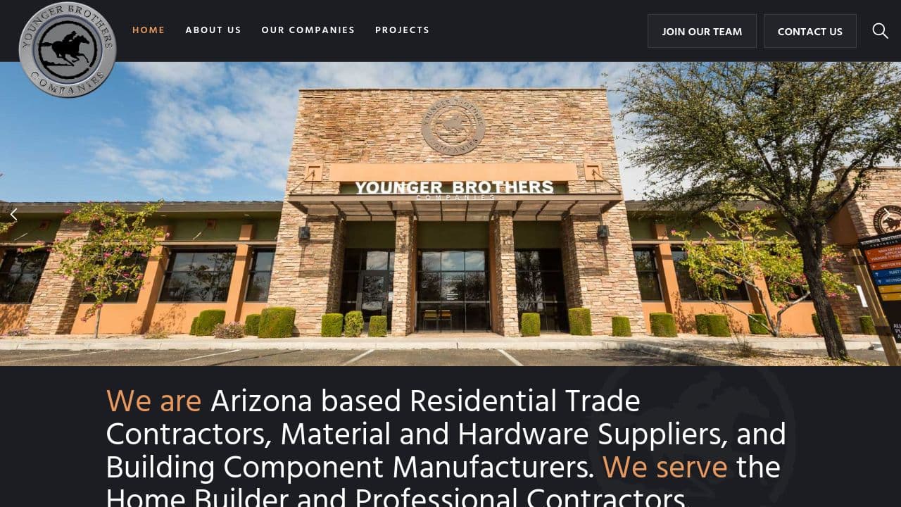 Younger Brothers Companies website screenshot