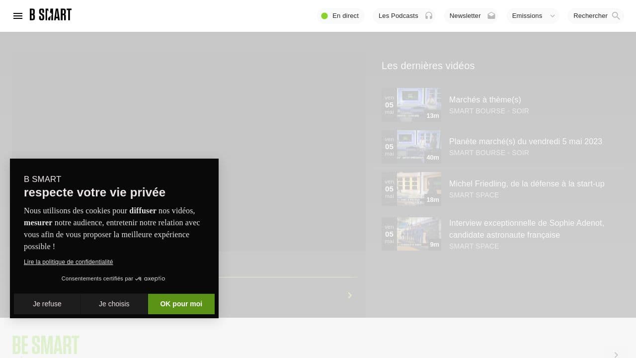 BSMART website screenshot