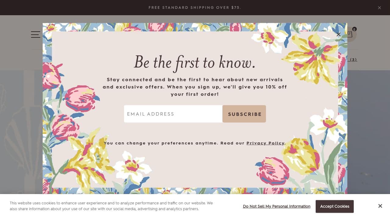 Laura Ashley website screenshot