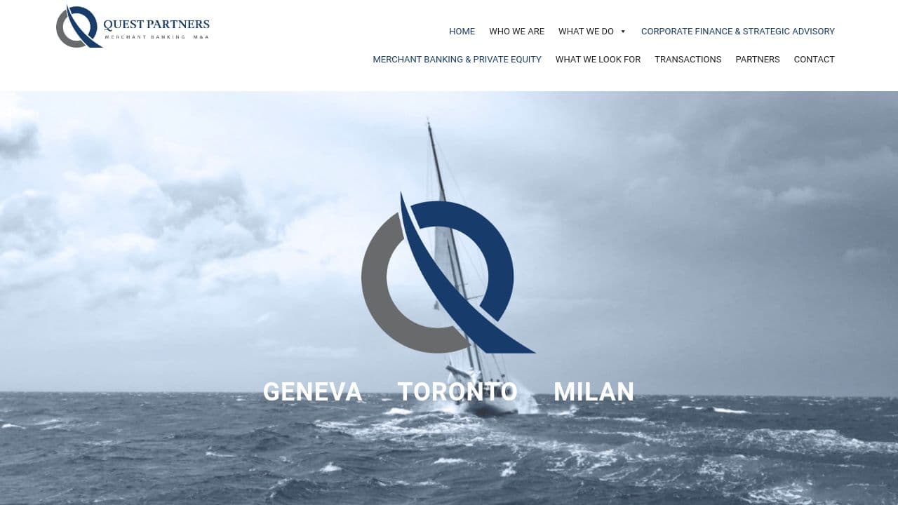 Quest Partners website screenshot