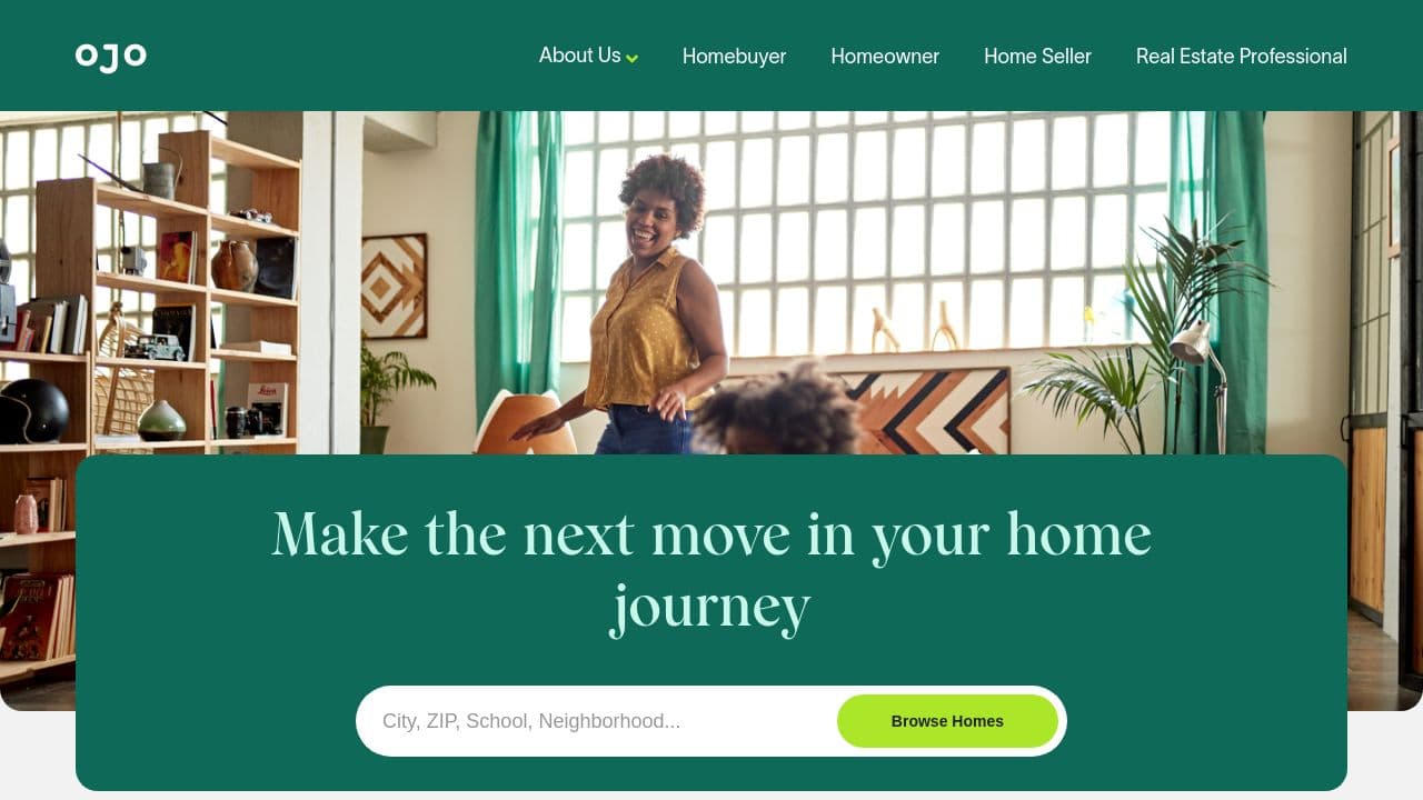 OJO website screenshot