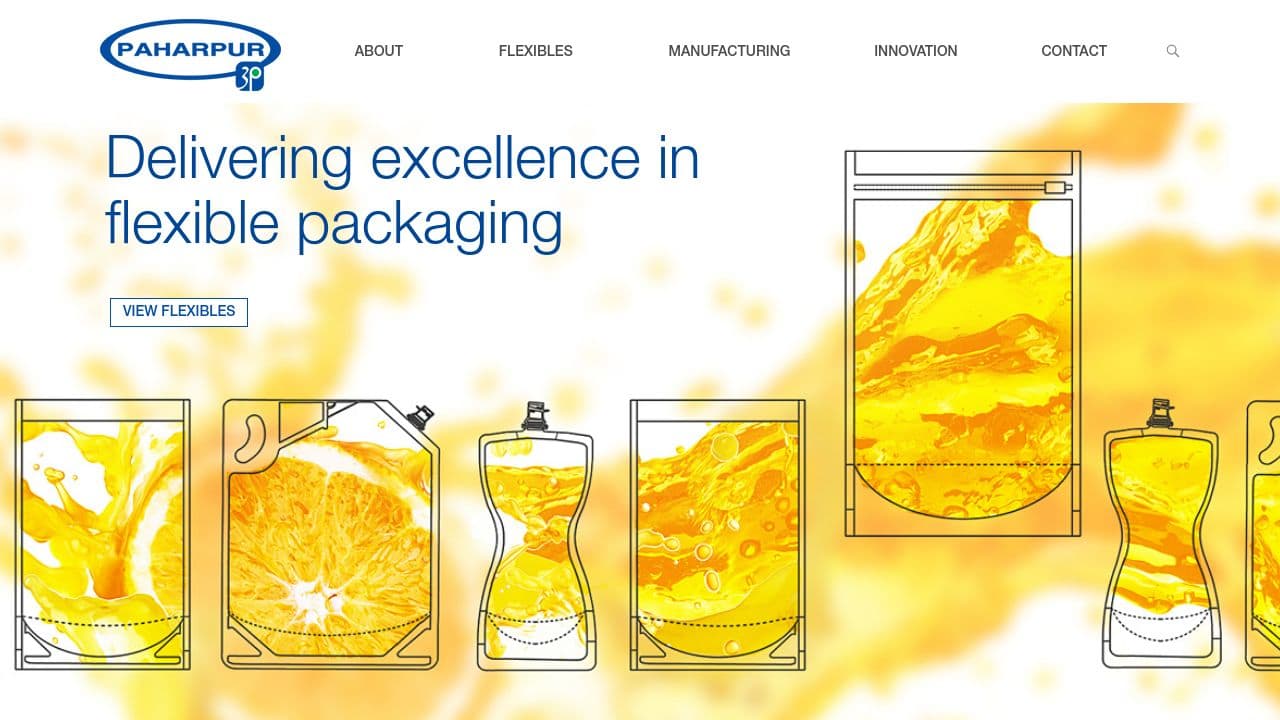 Paharpur 3P  website screenshot