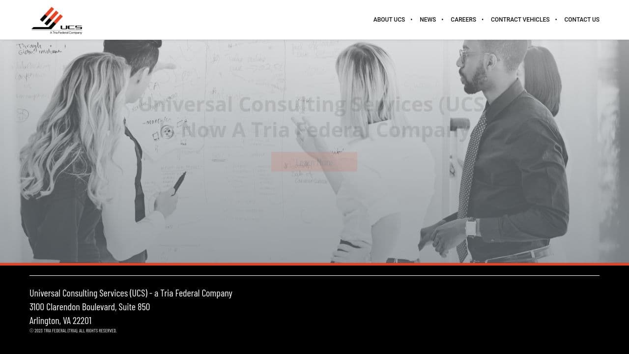 UCS website screenshot