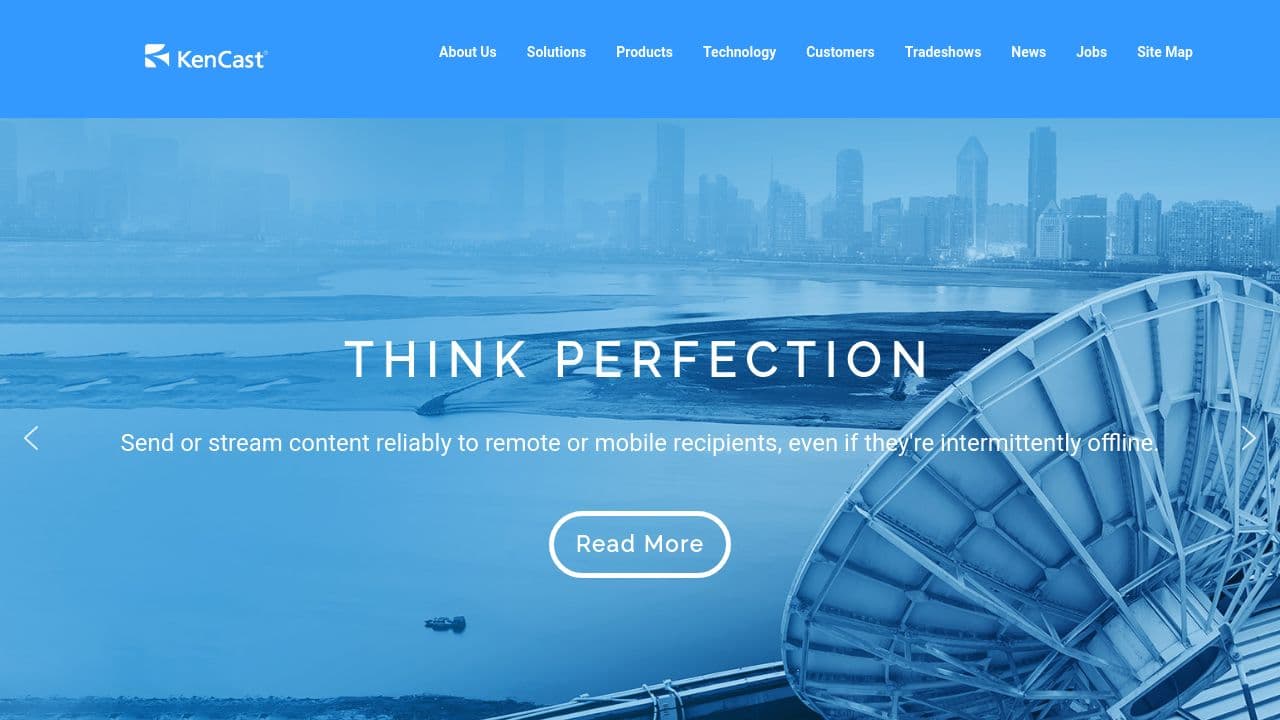 KenCast, Inc website screenshot