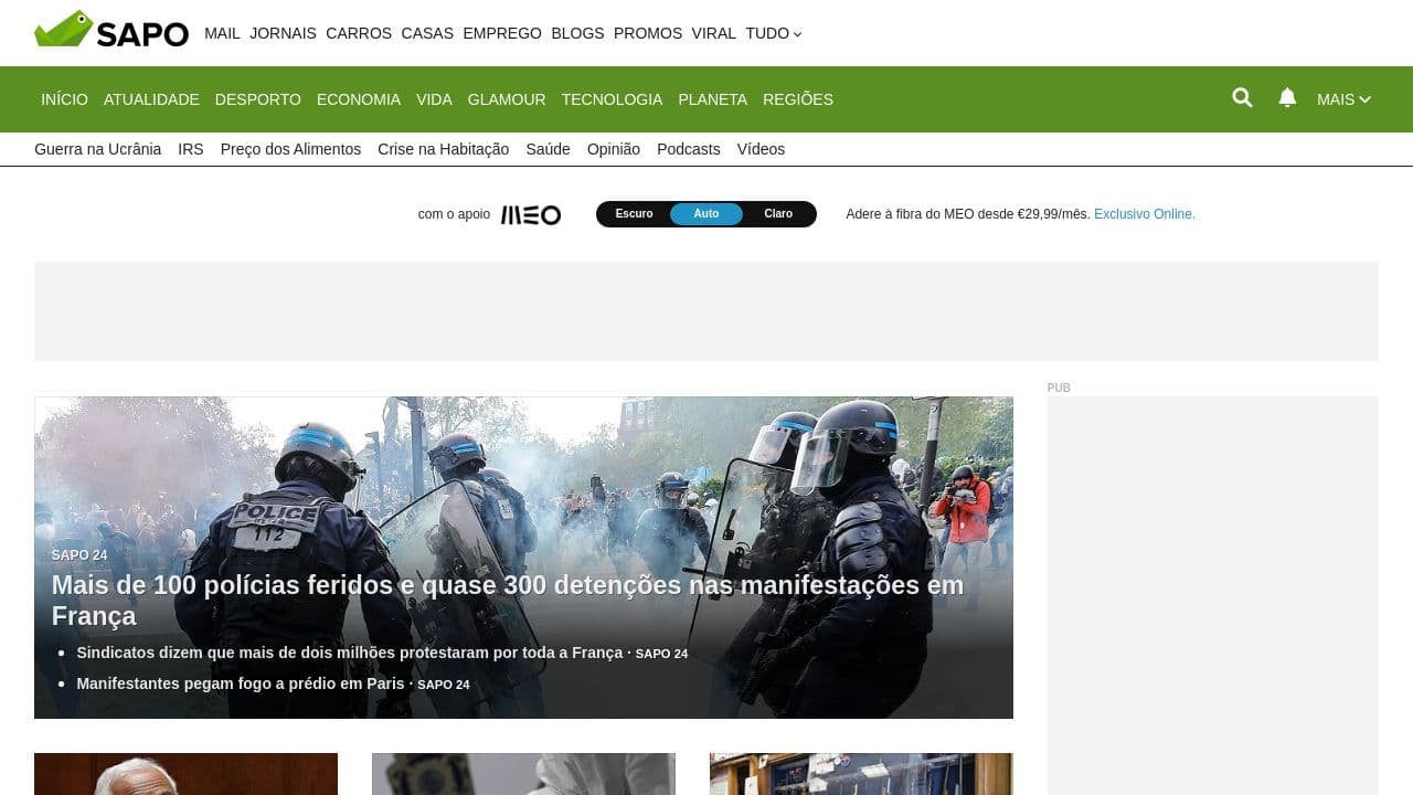 ECO website screenshot