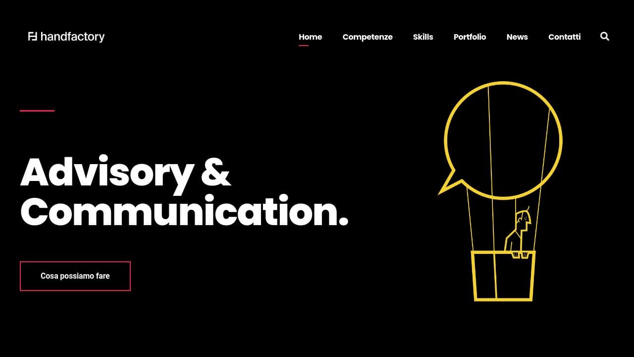 handfactory.it website screenshot