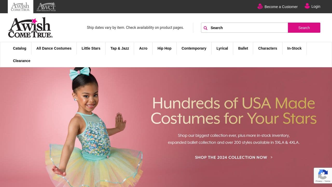 A Wish Come True website screenshot