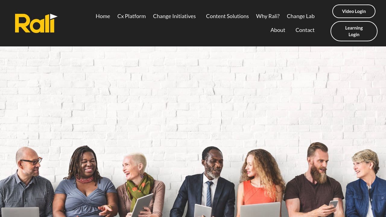 Rali  website screenshot