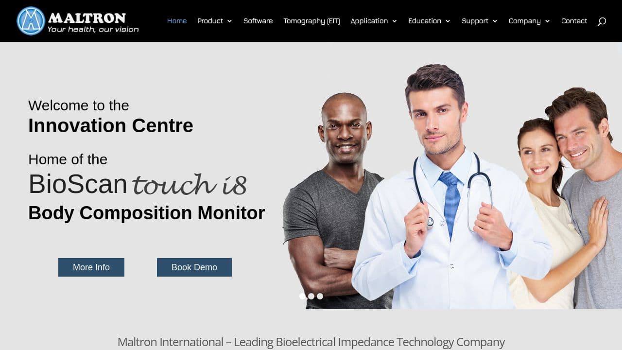 Maltron International Ltd website screenshot