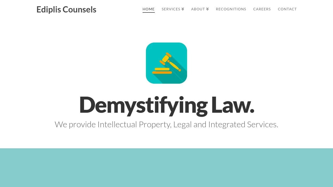 Ediplis Counsels website screenshot