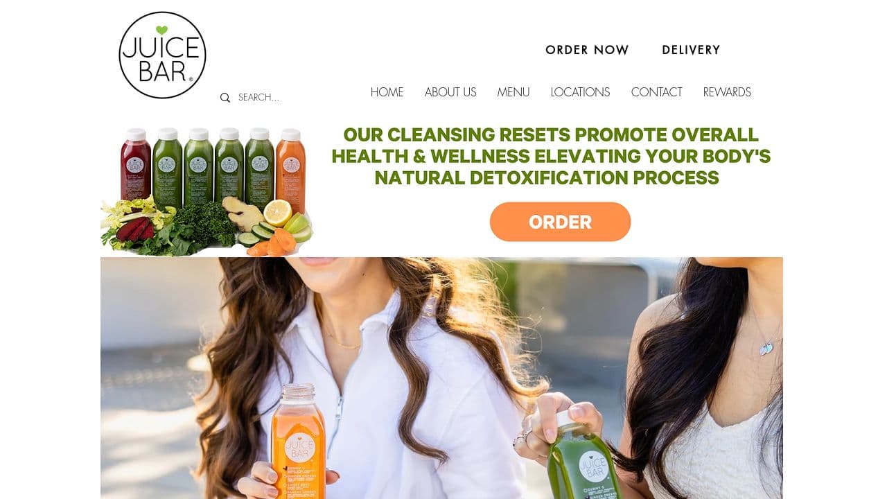 I Love Juice Bar, LLC website screenshot