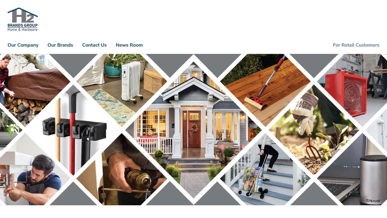 H2 Brands Group website screenshot