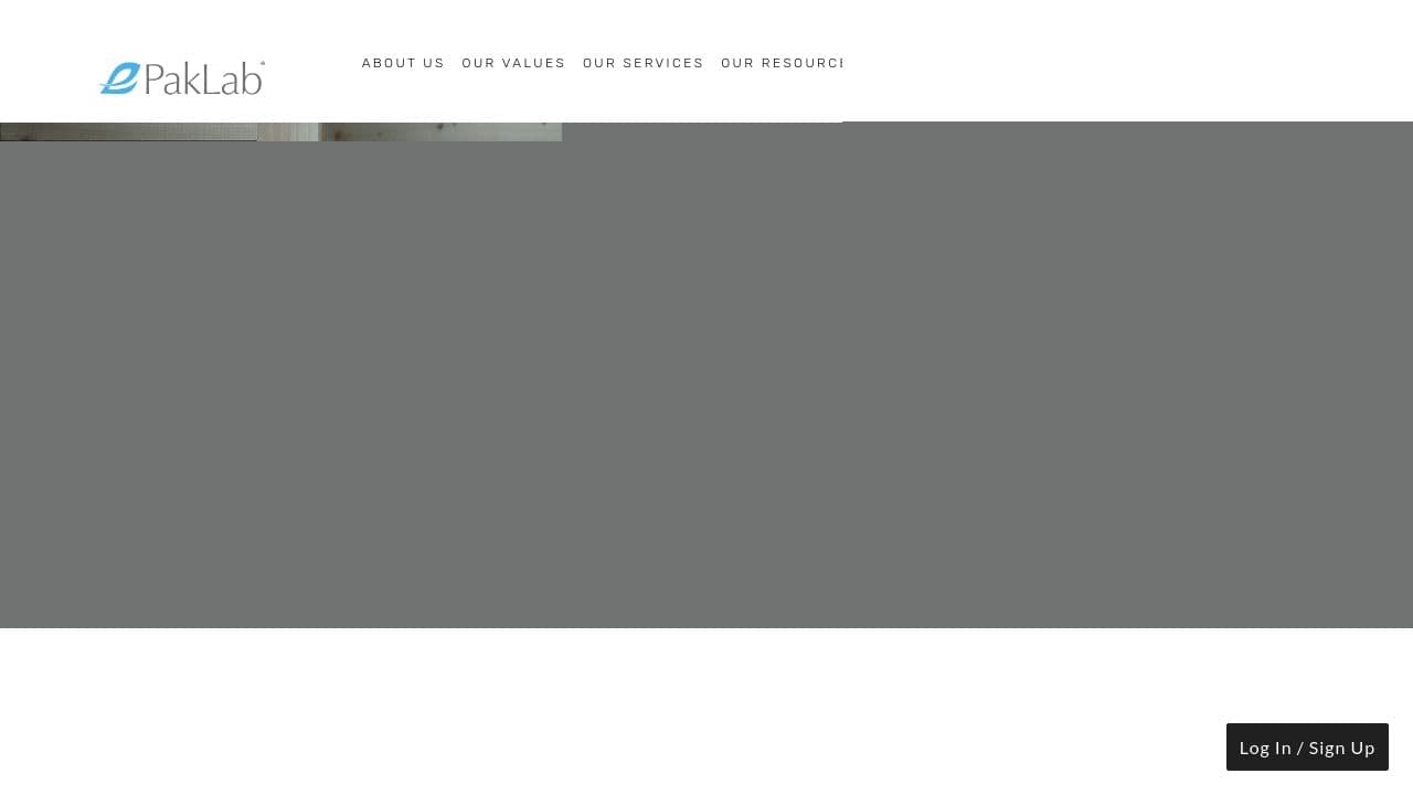 PakLab website screenshot