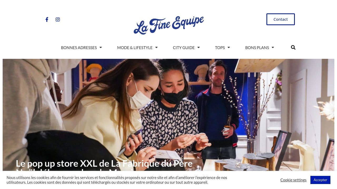 La Fine Equipe website screenshot