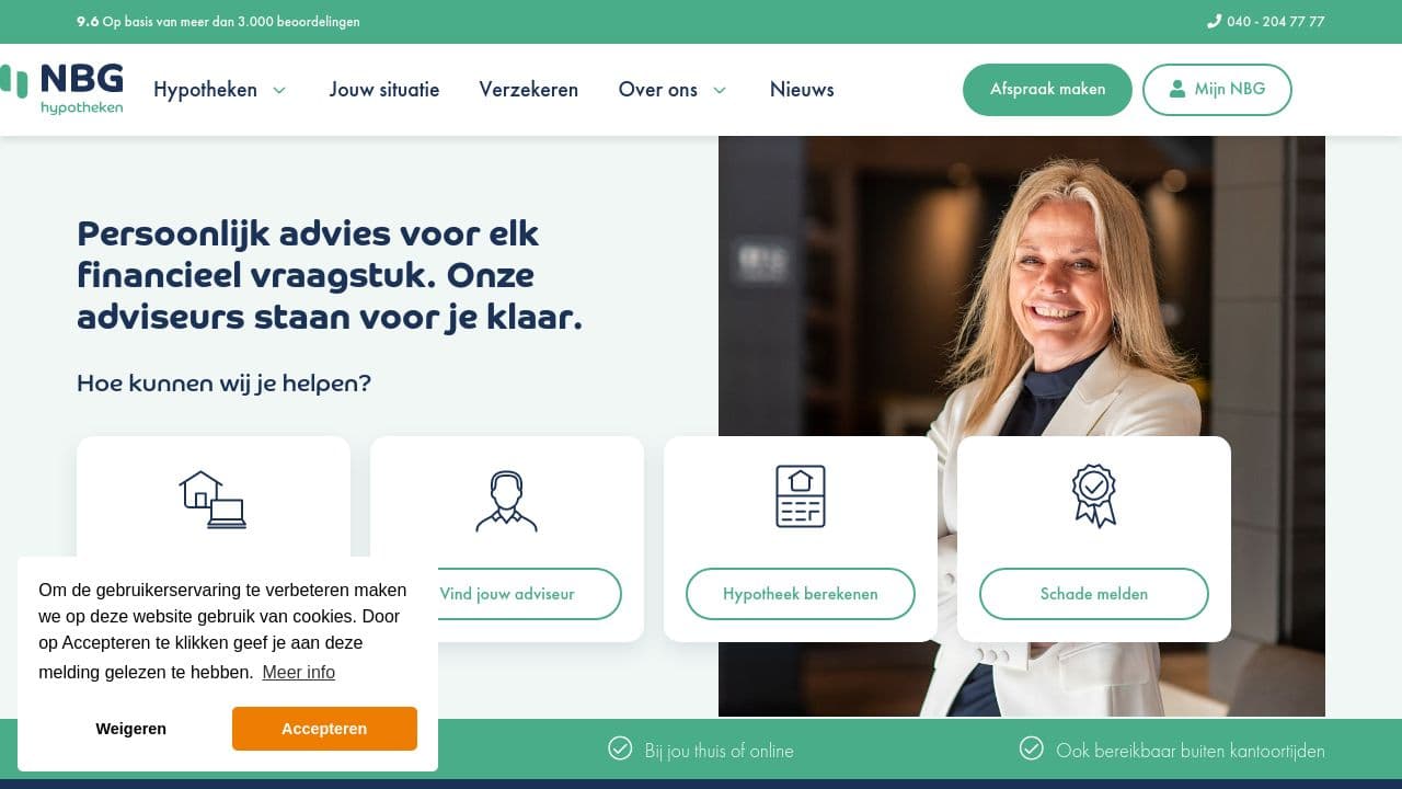 NBG website screenshot