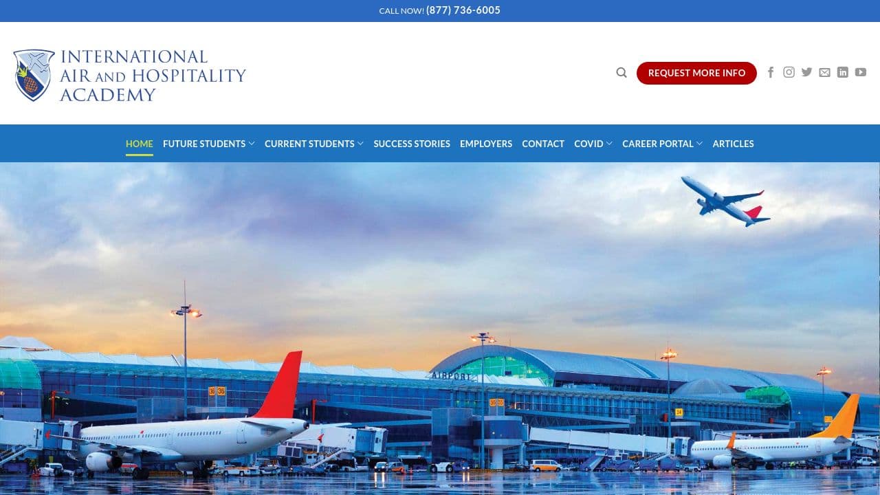 IAHA Schools website screenshot