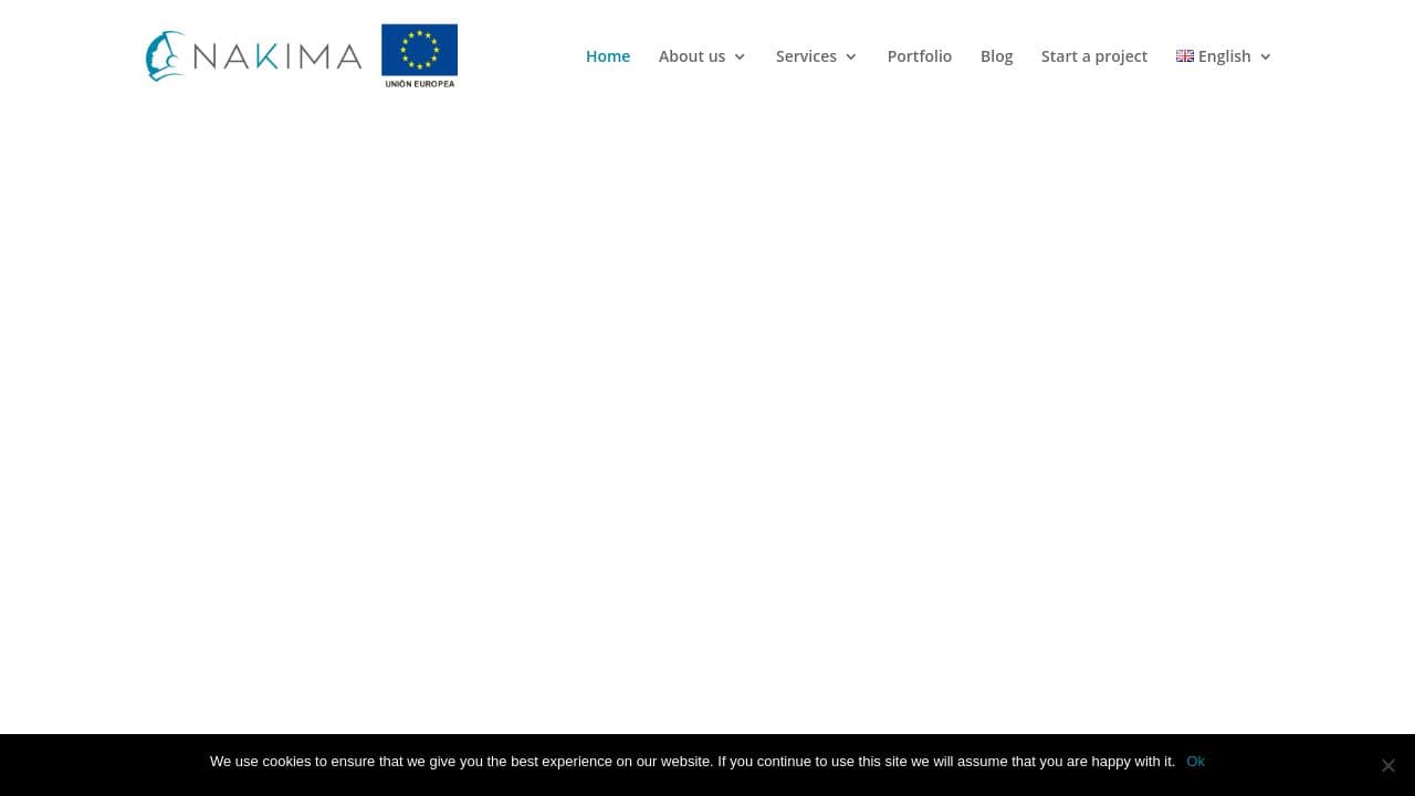 Nakima website screenshot