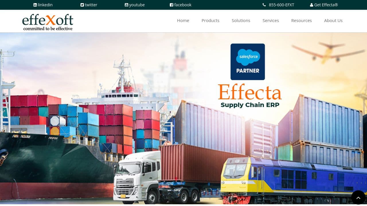 Effexoft Inc website screenshot