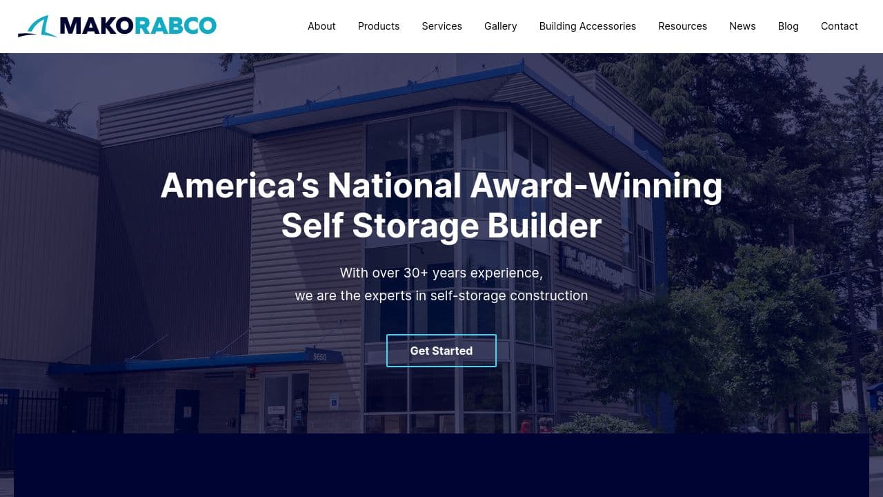 MakoRabco website screenshot