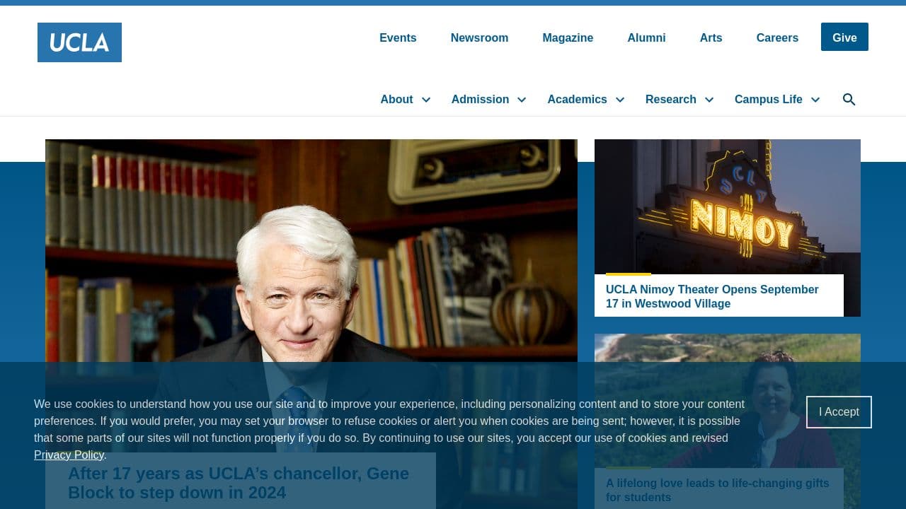 UCLA Henry Samueli School of Engineering and Applied Science website screenshot