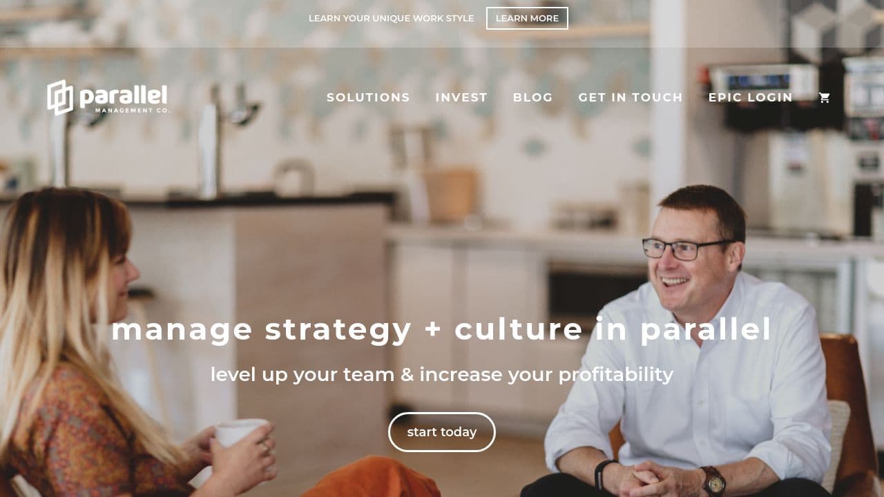 Parallel Management Company  website screenshot