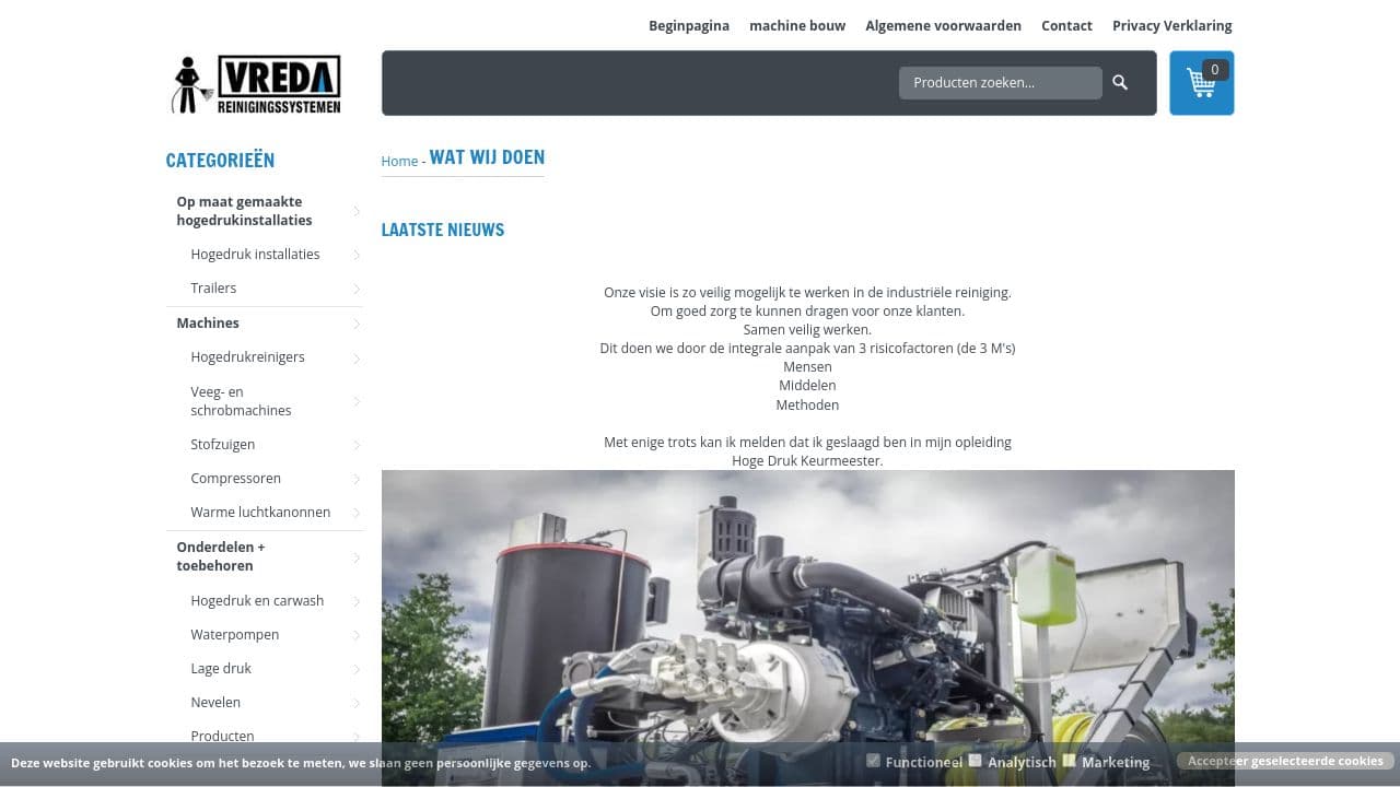 Vanderburgh County website screenshot