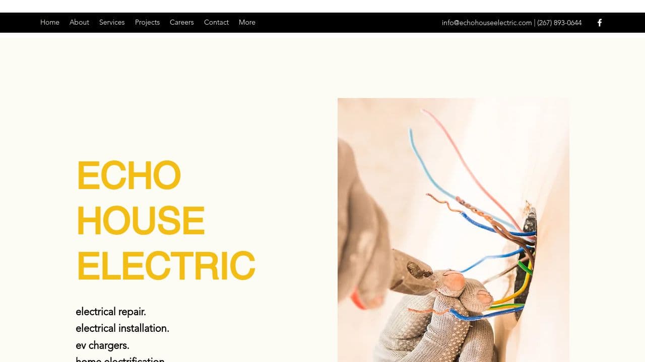 Echo House  website screenshot