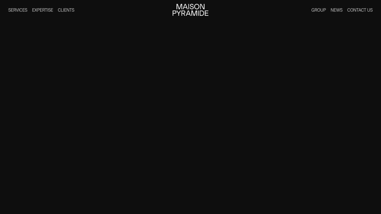 Maison Pyramide website screenshot
