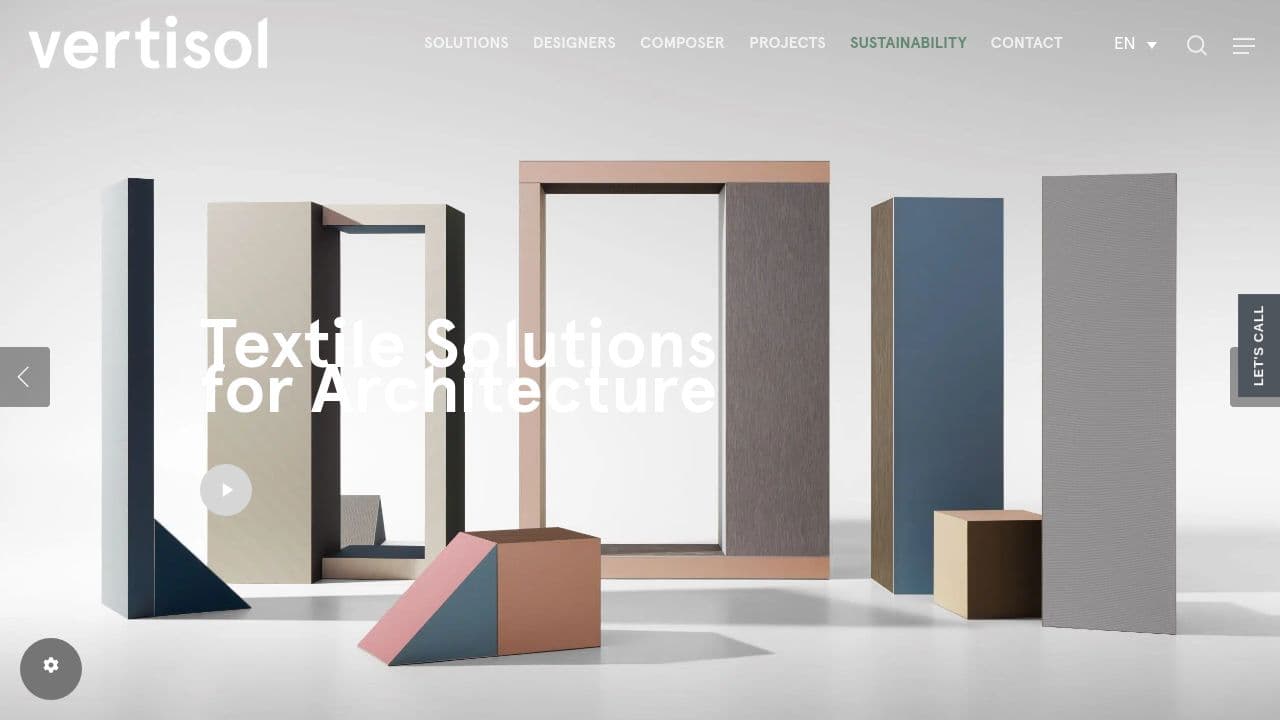 Vertisol Internacional SRL website screenshot