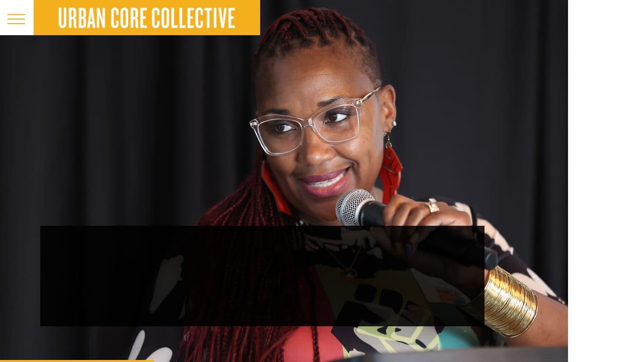 urban core collective website screenshot