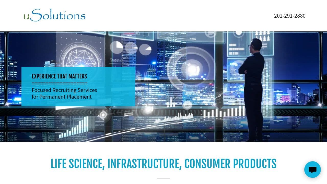 uSolutions website screenshot