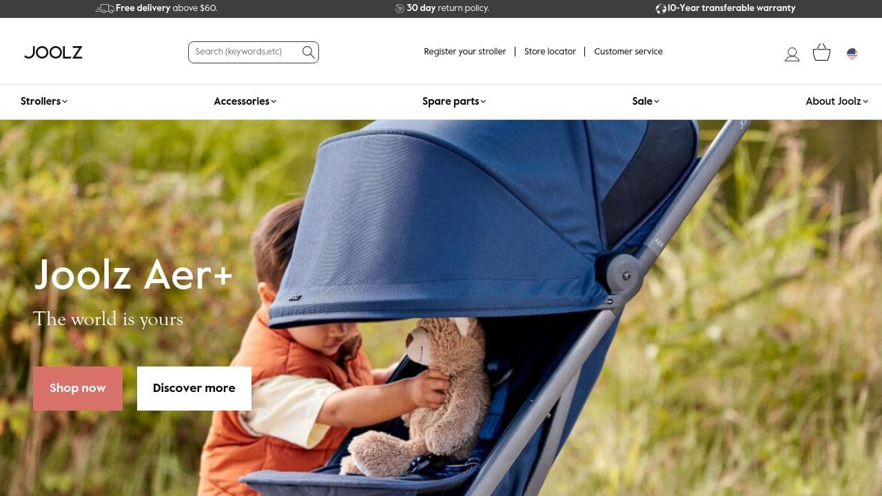 Joolz website screenshot