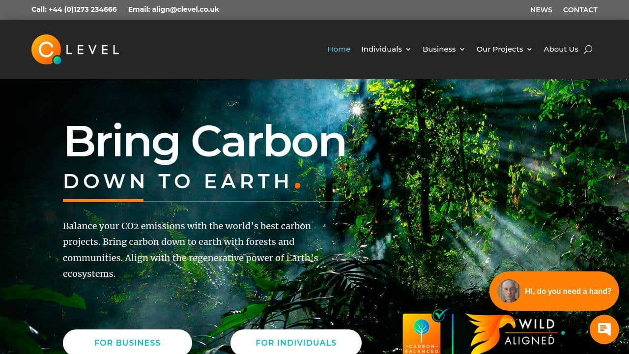 CLevel website screenshot