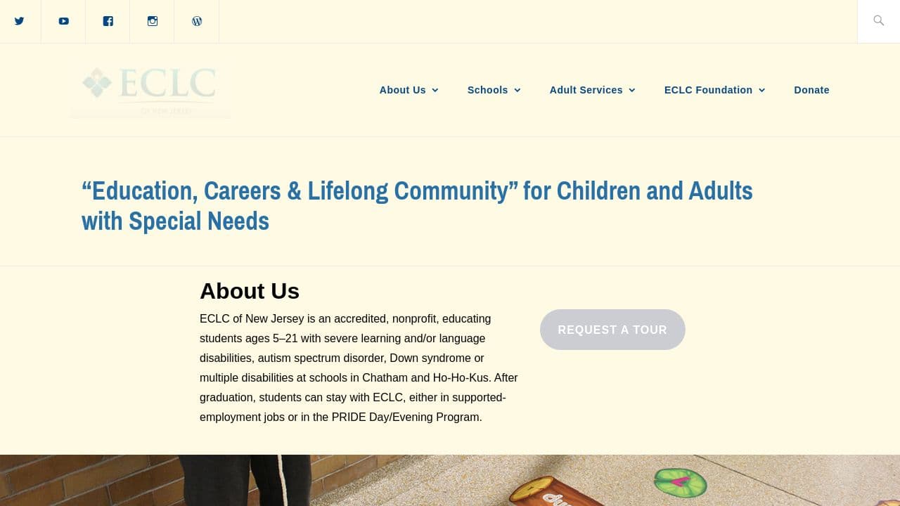 ECLC of New Jersey website screenshot
