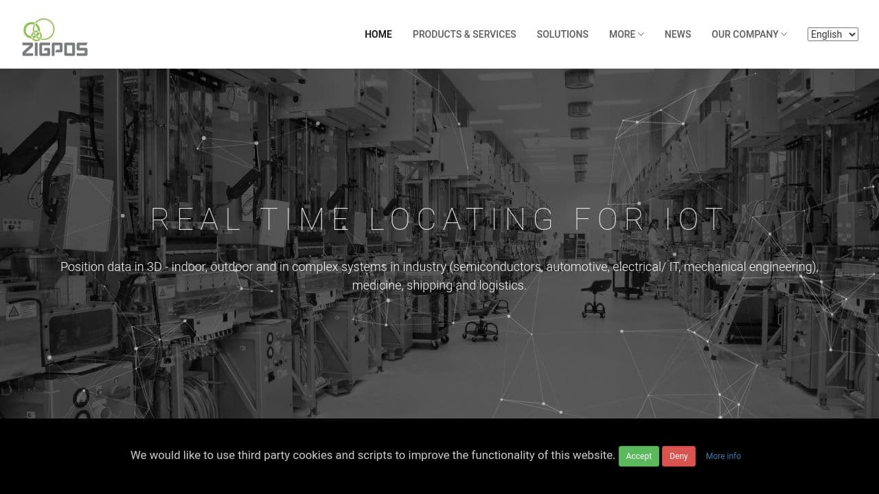 ZIGPOS GmbH website screenshot