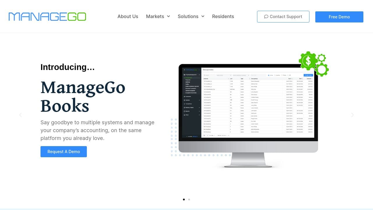 ManageGo website screenshot