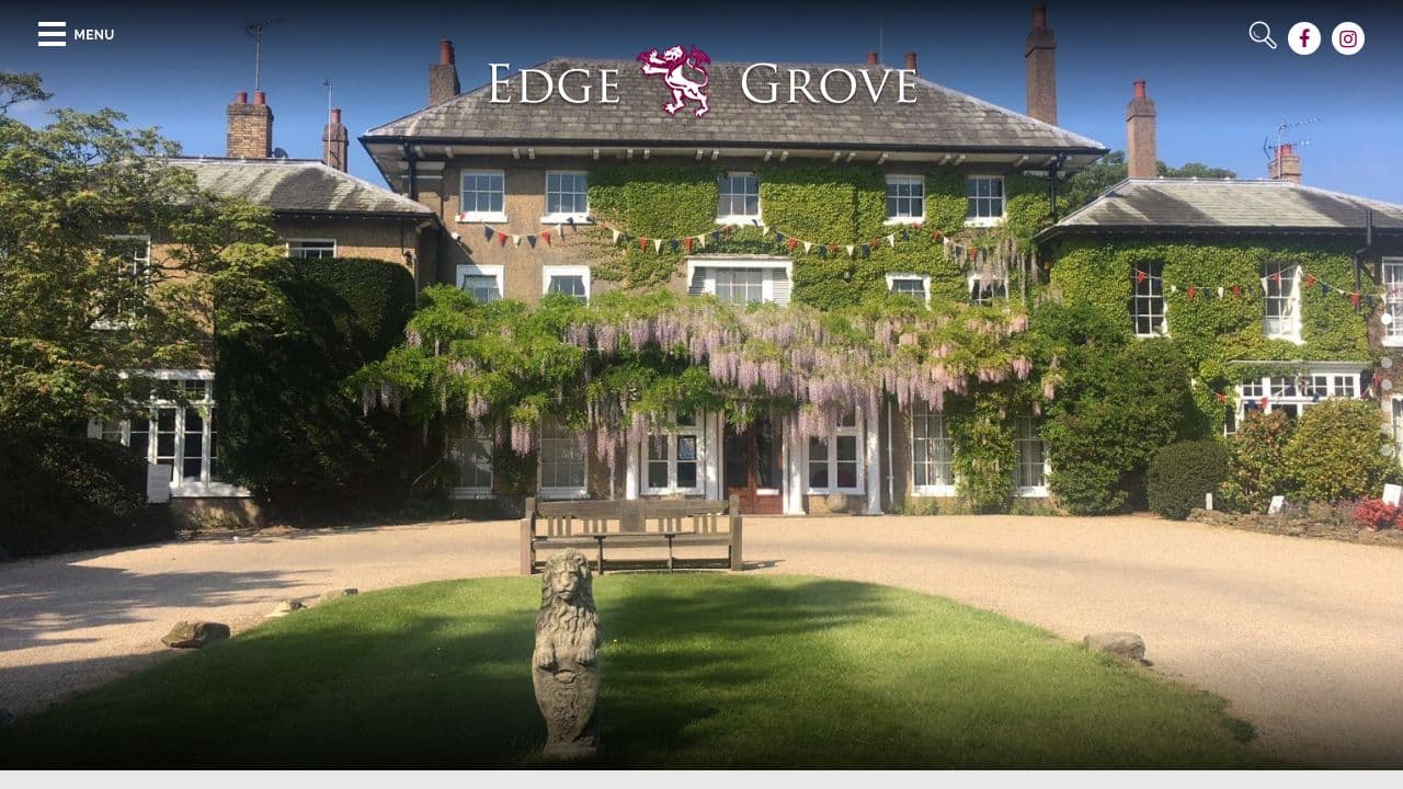 Edge Grove School website screenshot