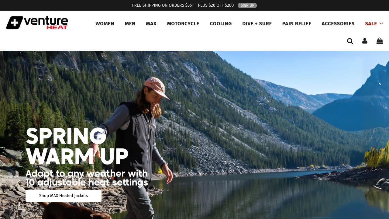 Venture Heat website screenshot