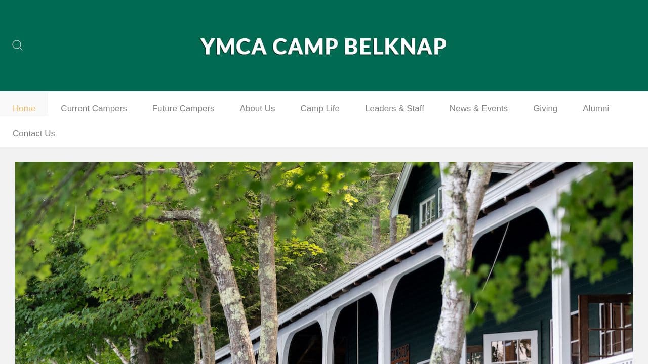 Camp Belknap website screenshot