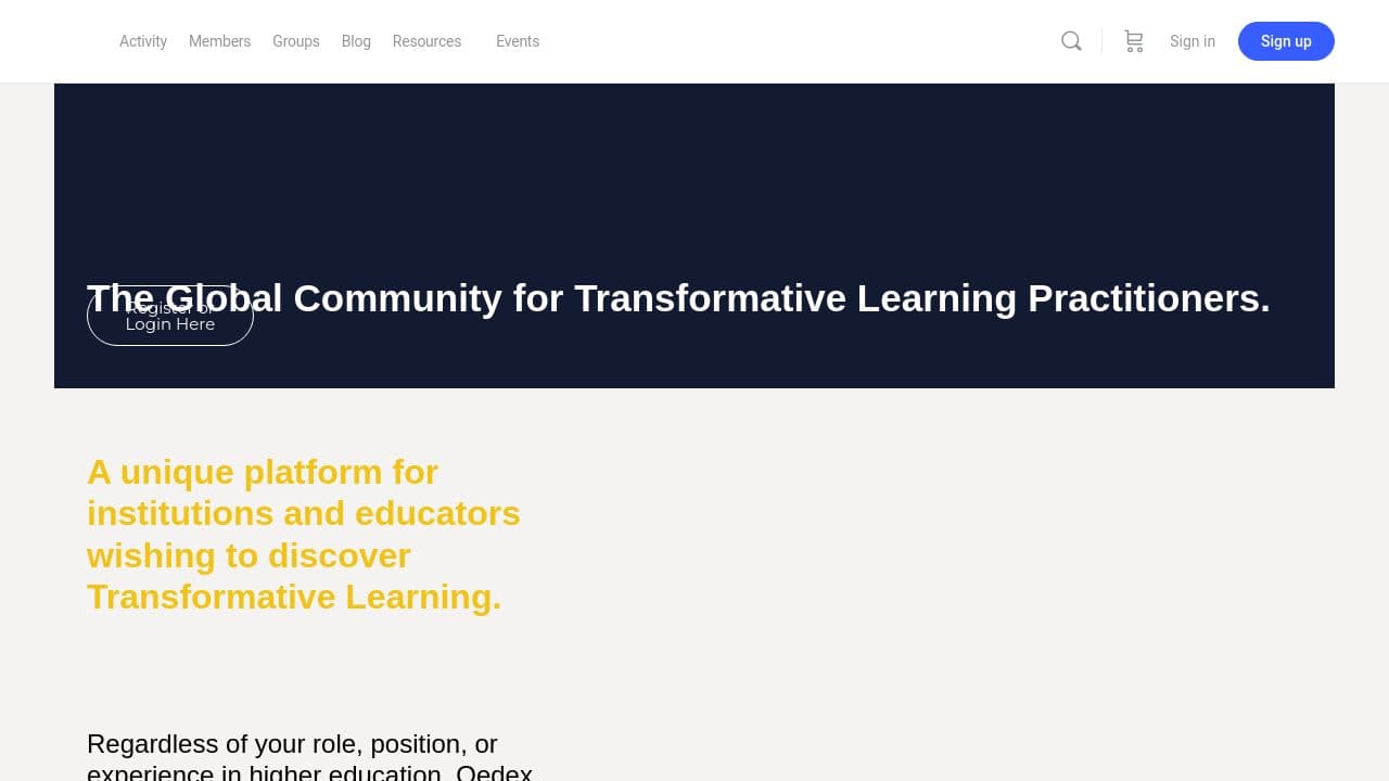 Qedex by QASPIR website screenshot