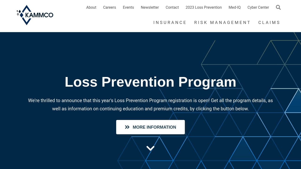 KAMMCO website screenshot