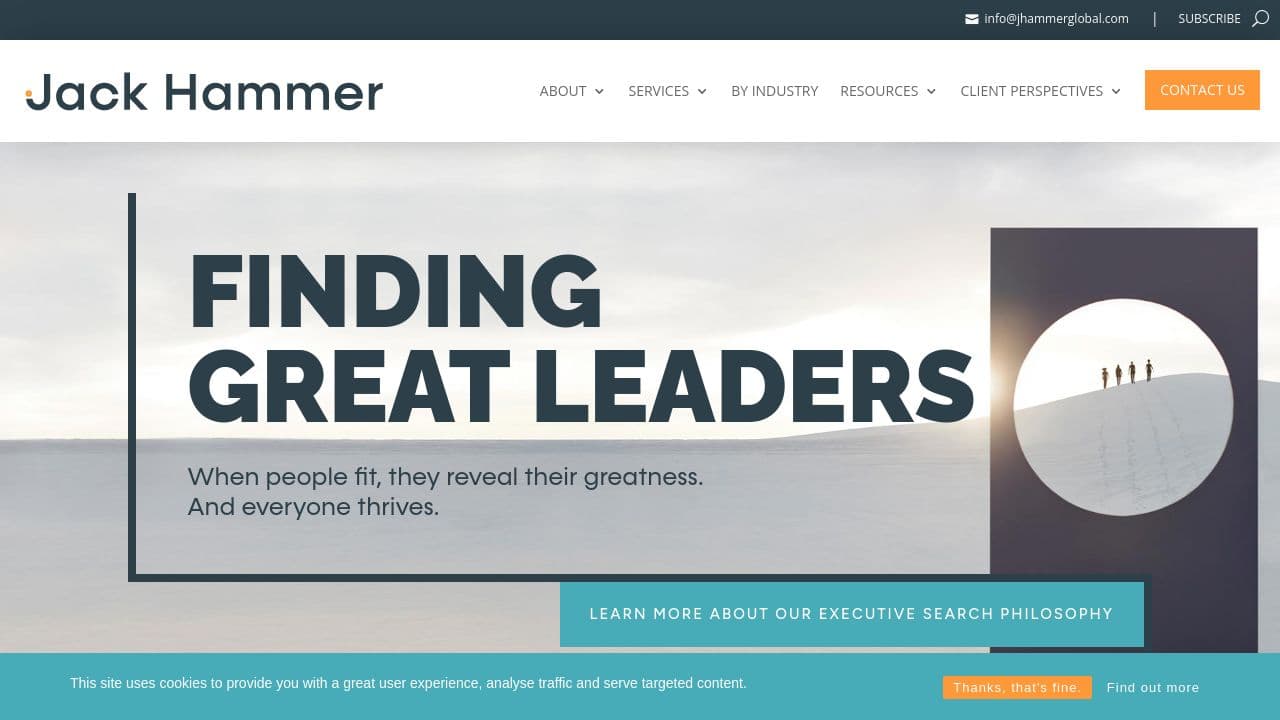 Jack Hammer website screenshot