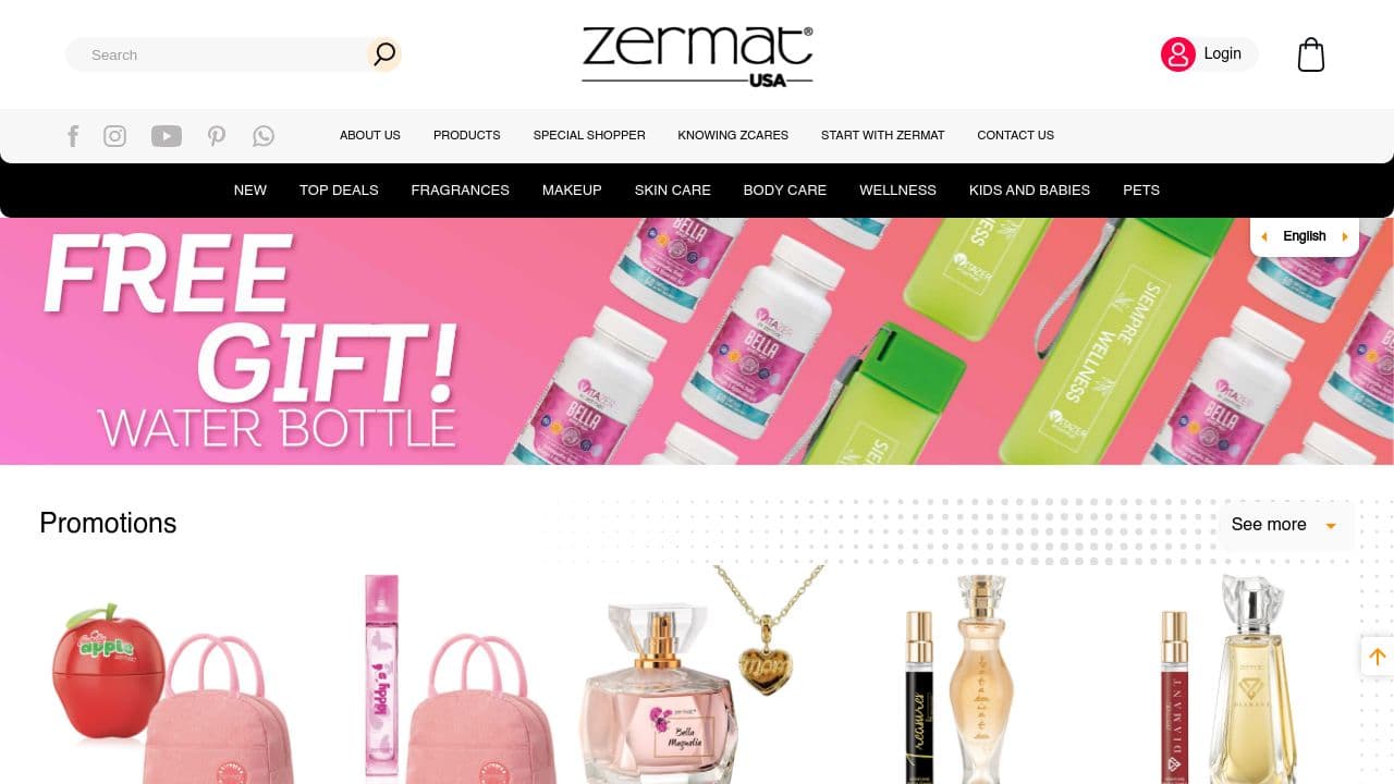 Zermat USA website screenshot
